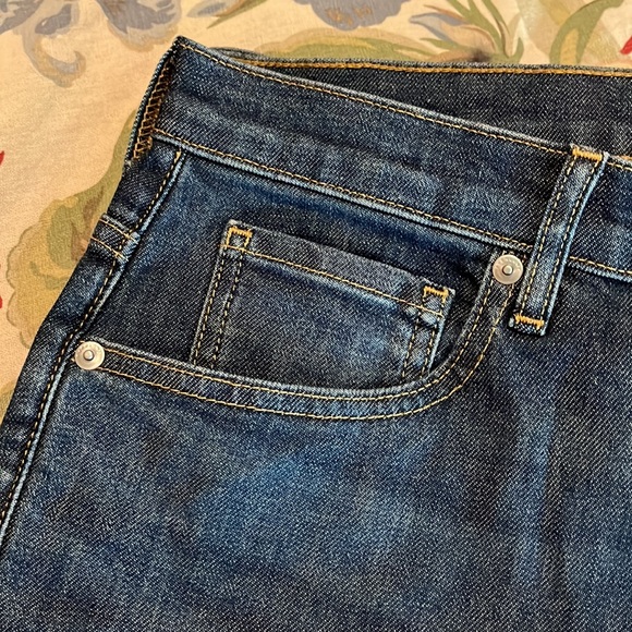 EVERLANE Size 33 x 32 Straight Leg Denim Classic Jeans  5 Pockets $129 NEW - Picture 10 of 16